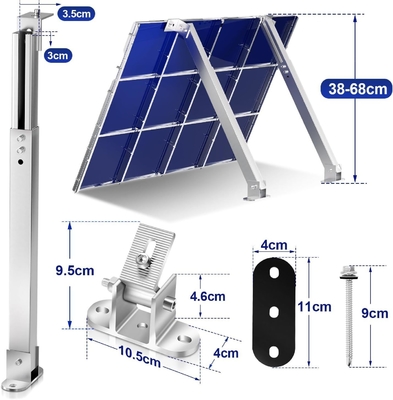 Support de montage de panneau solaire en aluminium pour une installation rapide sur un toit plat en tuiles