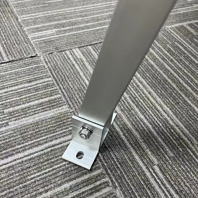 Support d'aluminium à jambe avant et à jambe arrière réglable pour l'installation de panneaux solaires photovoltaïques
