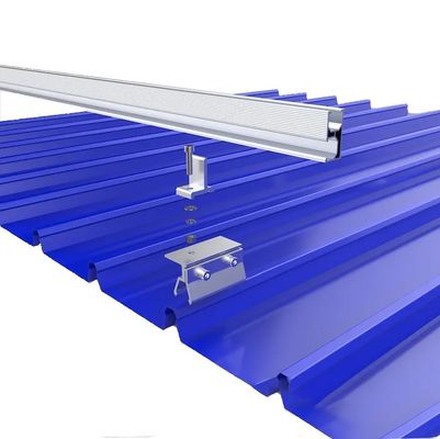 1.4KN/m2 Charge de neige Mini rail solaire anodisé pour système de montage solaire de toit