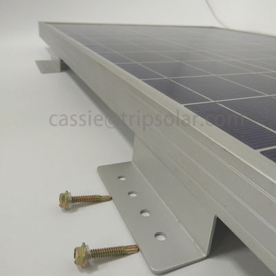 Le support Z galvanisé à chaud pour le kit de panneau solaire RV est facile à installer