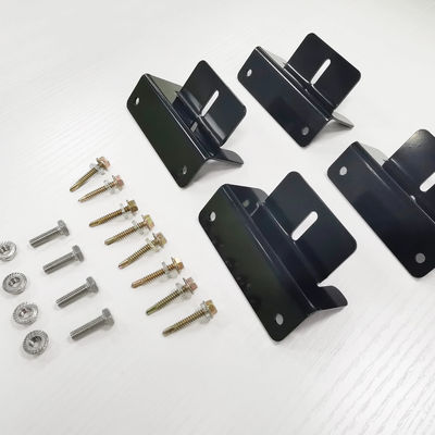 Le support Z galvanisé à chaud pour le kit de panneau solaire RV est facile à installer