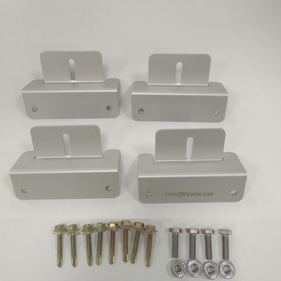 Support en aluminium Z pour le montage de panneaux solaires sur la fonction du système d'énergie RV