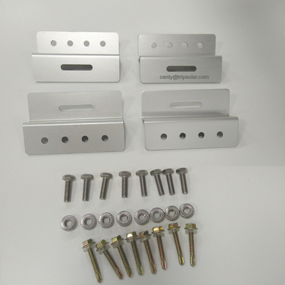 Support en aluminium Z pour le montage de panneaux solaires sur la fonction du système d'énergie RV