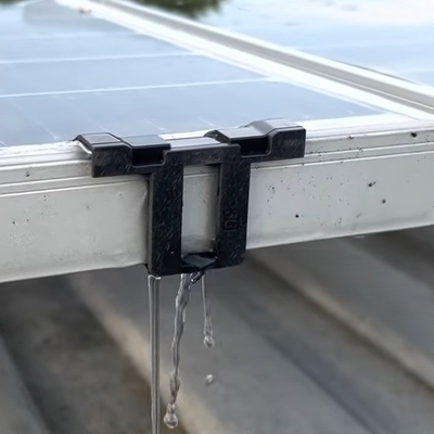 30 mm 35 mm 40 mm SUS304 Panneau solaire métallique Clips de drainage d'eau pour le nettoyage de l'eau des modules photovoltaïques