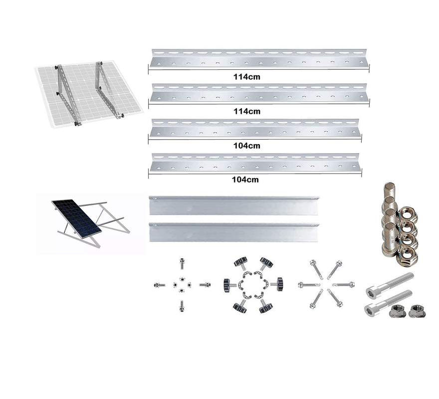 Appareil de fixation à l'énergie solaire pour le système de toiture au sol à support plat