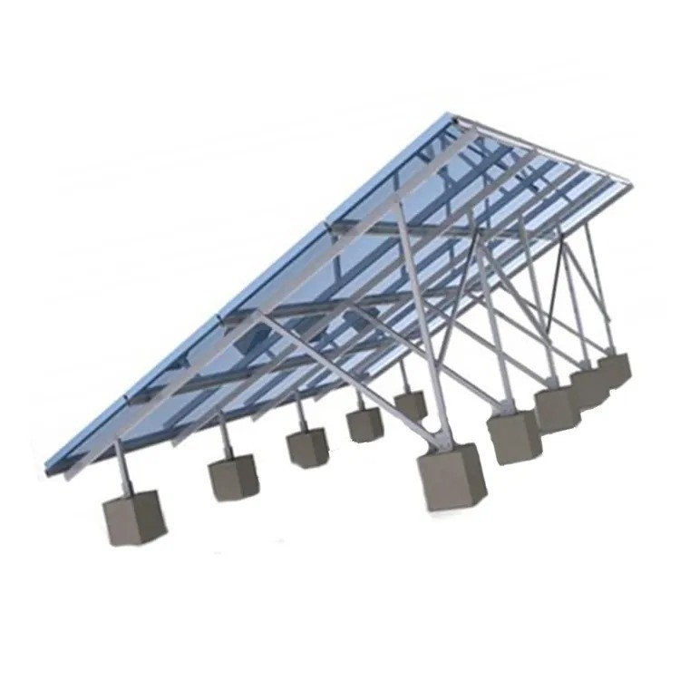 Système de supports solaires préassemblés Vente directe pour le montage au sol des panneaux solaires