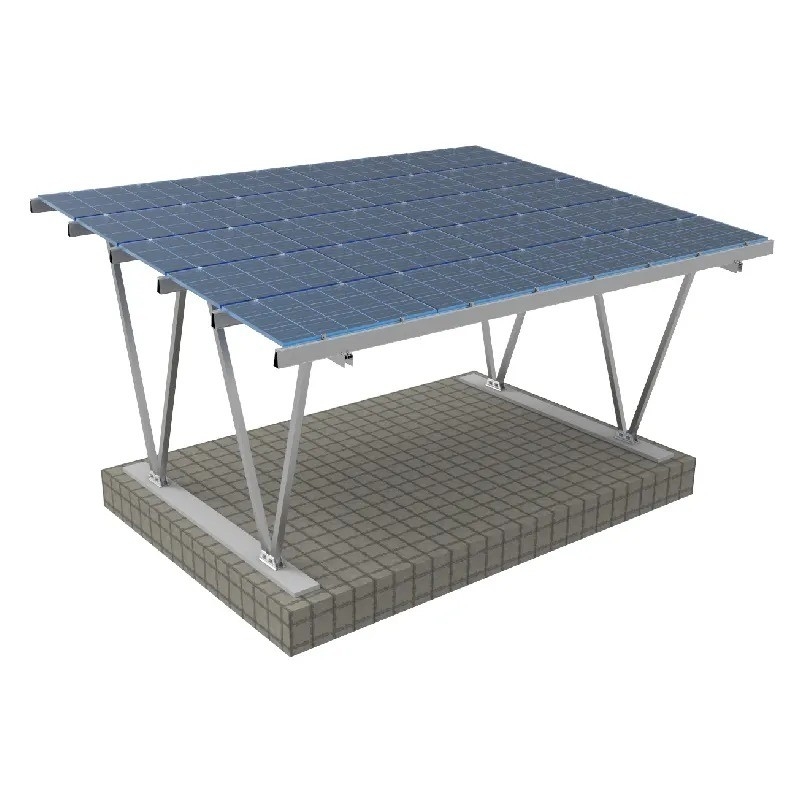 Système de structure de stationnement en aluminium pour la maison