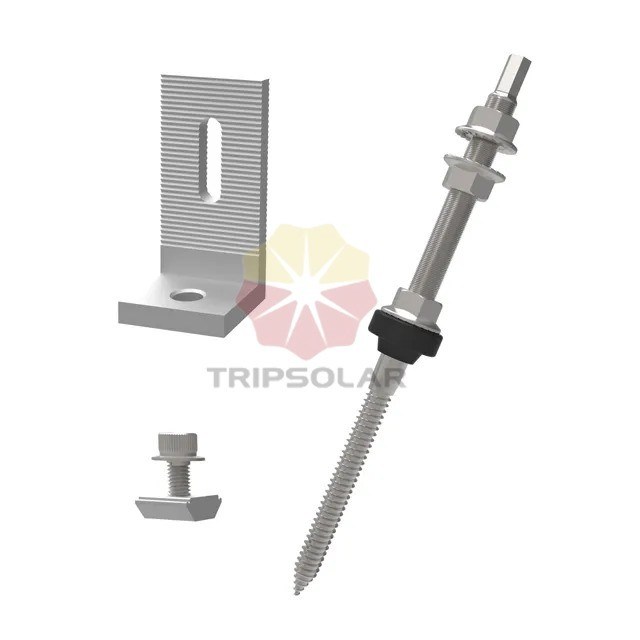 Boulons de suspension en aluminium en acier inoxydable 304 à fils de bois pour le montage solaire à bon escient