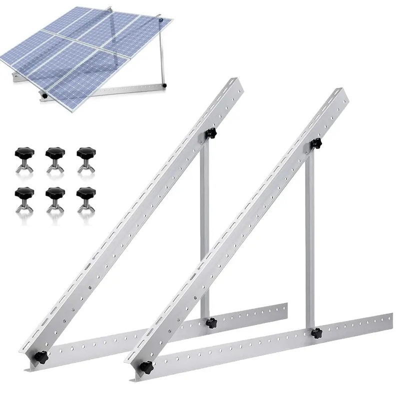 Installation au sol Système de montage de cadre solaire à inclinaison avec matériau AL6005-T5