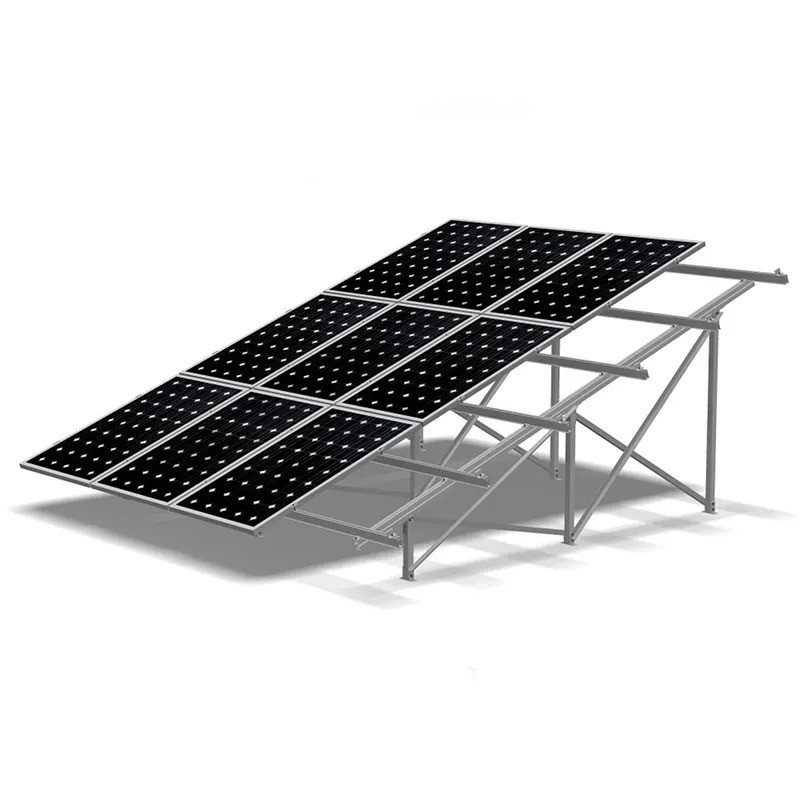 Système de montage au sol pour fermes solaires certifié ISO9001/CE et durée de vie de 25 ans