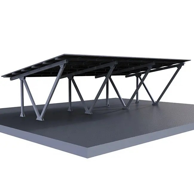 Slipper ou personnalisation AL6005-T5 Carport solaire avec panneaux