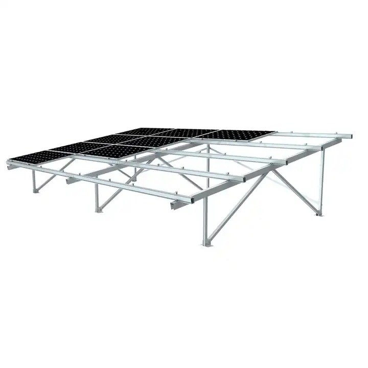 Installation de panneaux solaires photovoltaïques en argent naturel