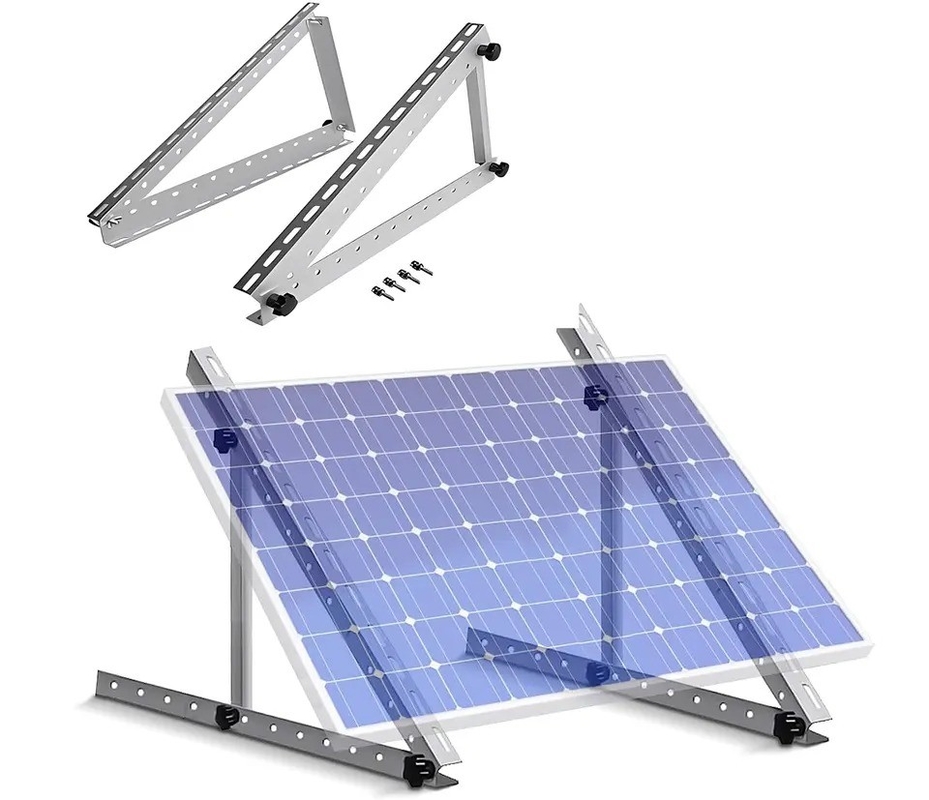 Des supports solaires à inclinaison réglable de longue durée pour les toits en métal