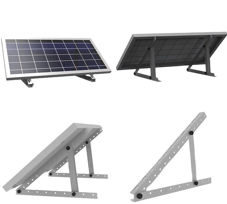 AL6005-T5 Panneau solaire support de monture inclinable pour le système de montage solaire à domicile 0-60 degré
