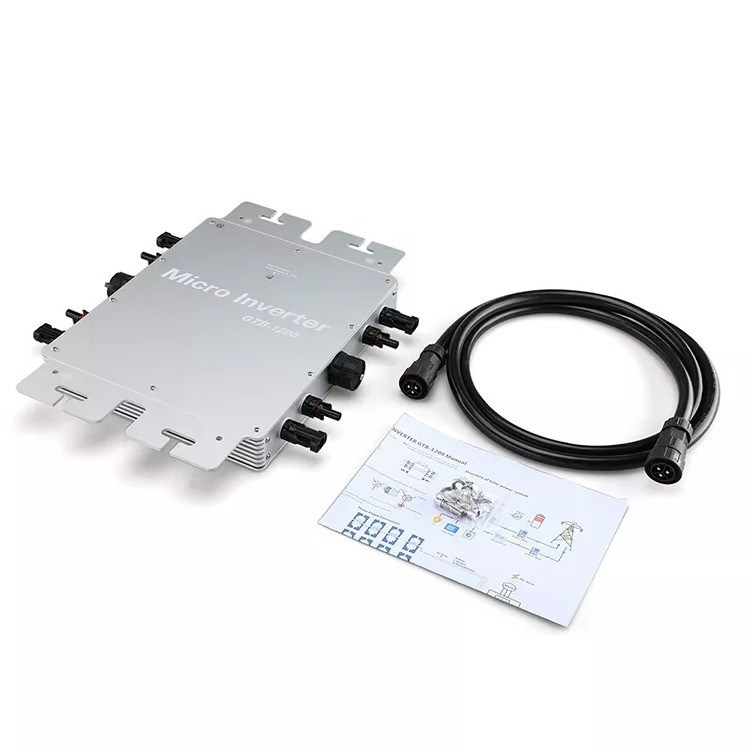 Conception compacte 120V 230V PV Système de liaison de réseau solaire micro-onduleur avec protection IP65