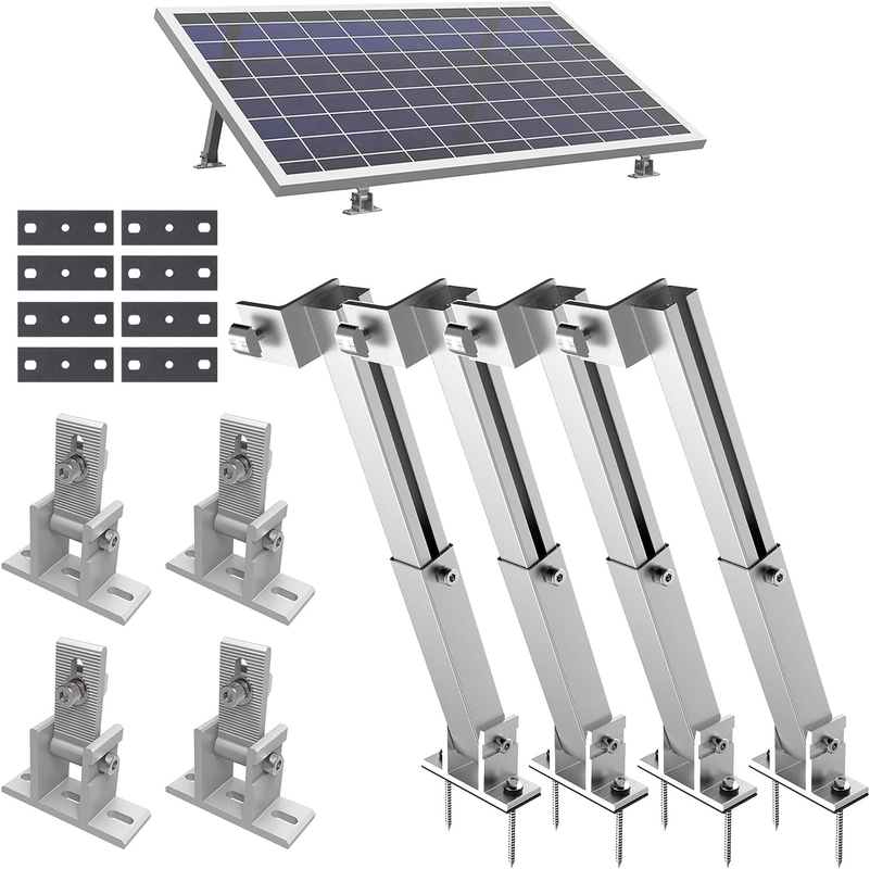 Support de montage de panneau solaire en aluminium pour une installation rapide sur un toit plat en tuiles