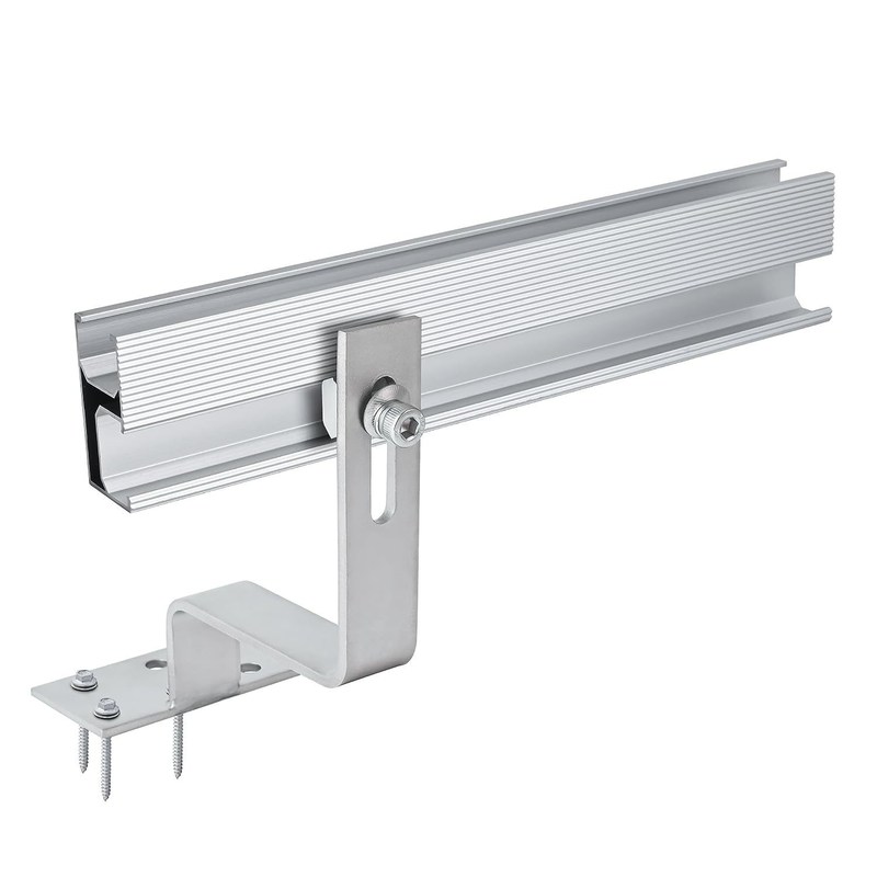 1.4KN/m2 Charge de neige Mini rail solaire anodisé pour système de montage solaire de toit